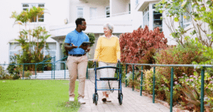 How can families create a more accessible home environment for seniors?